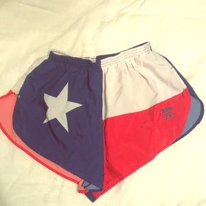 Texas flag running shorts